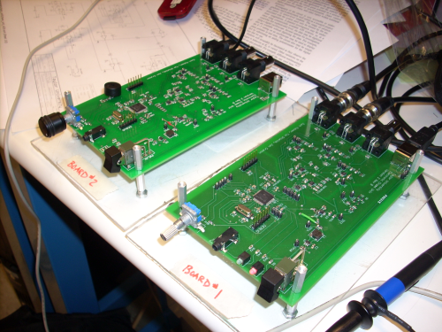 Chaos System version 2.0 populated on our PCB